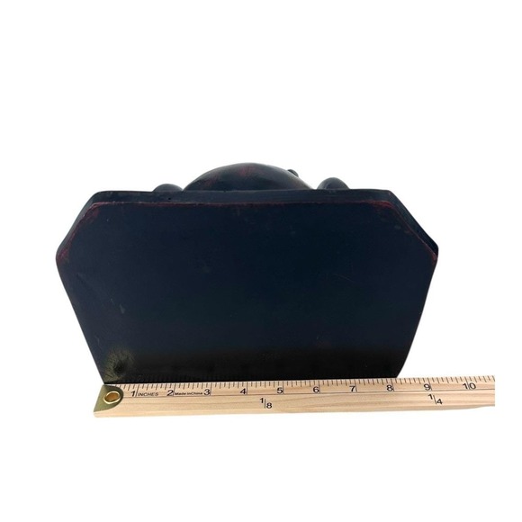 Vintage Resin Wall Corbel Shelf Sconces Ornate Dark Espresso Pair 10"x8" - Picture 12 of 13